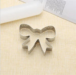 Bow Cookie Tools Cutter Mould Biscuit Press Icing Set Stamp Mold Stainless Steel Bakeware For Kitchen China