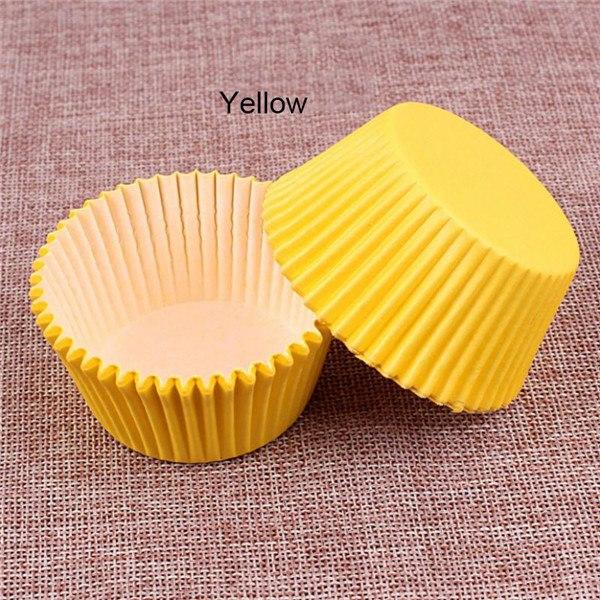 100 Pcs Cupcake Paper DIY Cake Muffin Baking Cups Case Liners Home Kitchen Baking Tools P0.2