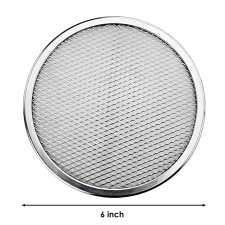 Latest Aluminum Flat Mesh Pizza Screen Round Baking Tray Metal Net Bakeware Kitchen Tools Pizza 6-22inch Bakeware Cookware